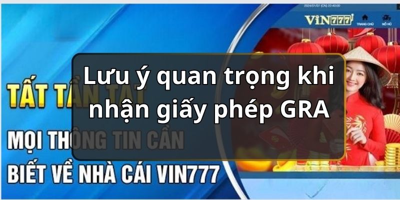 Lưu ý quan trọng khi nhận giấy phép Gibraltar